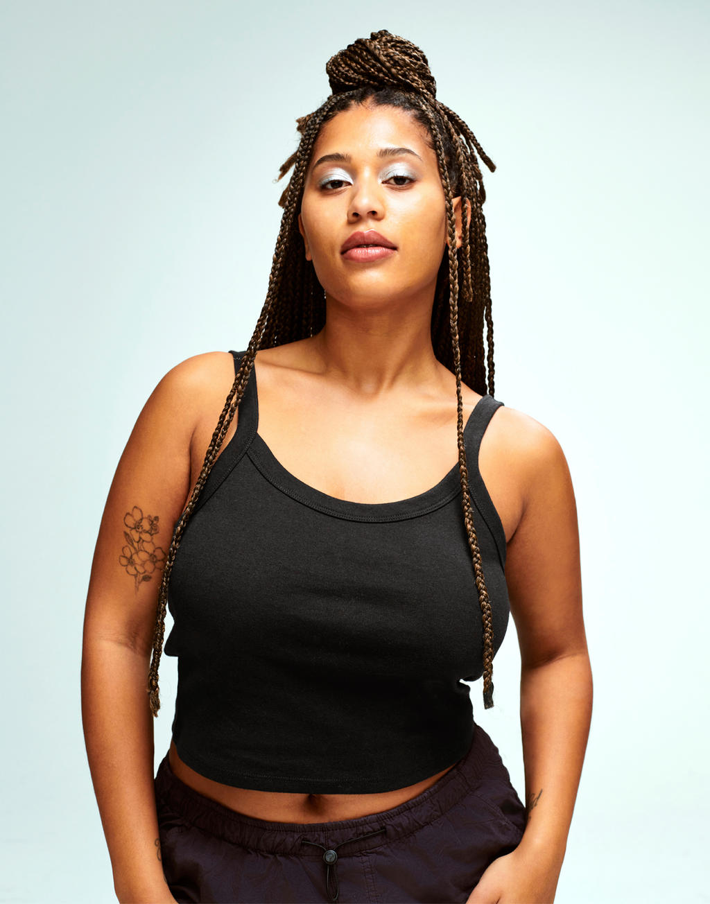 Women`s Micro Rib Spaghetti Strap Tank