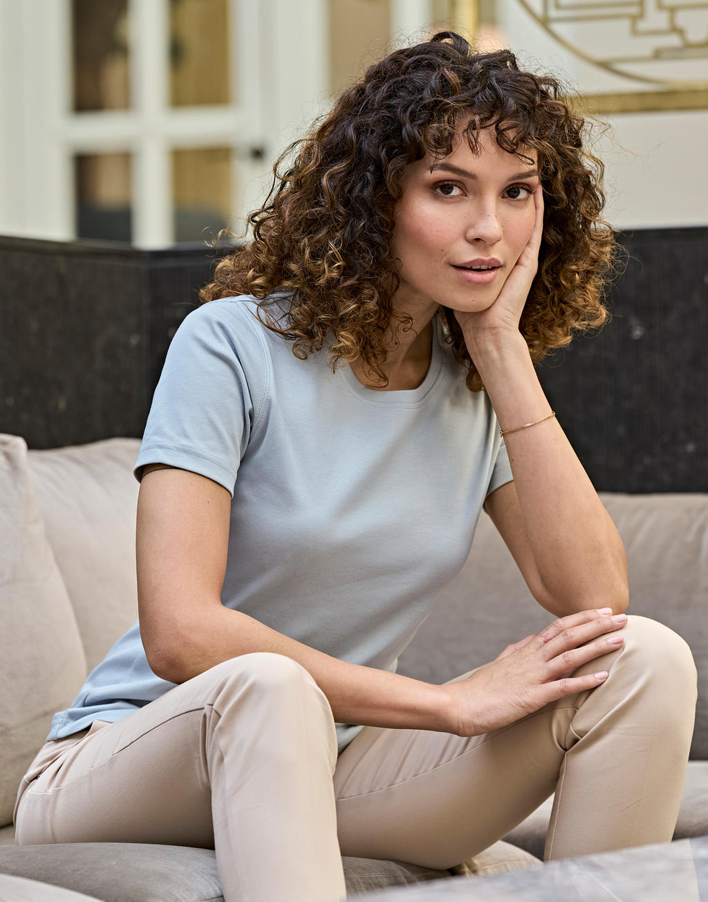 Ladies` Interlock T-Shirt