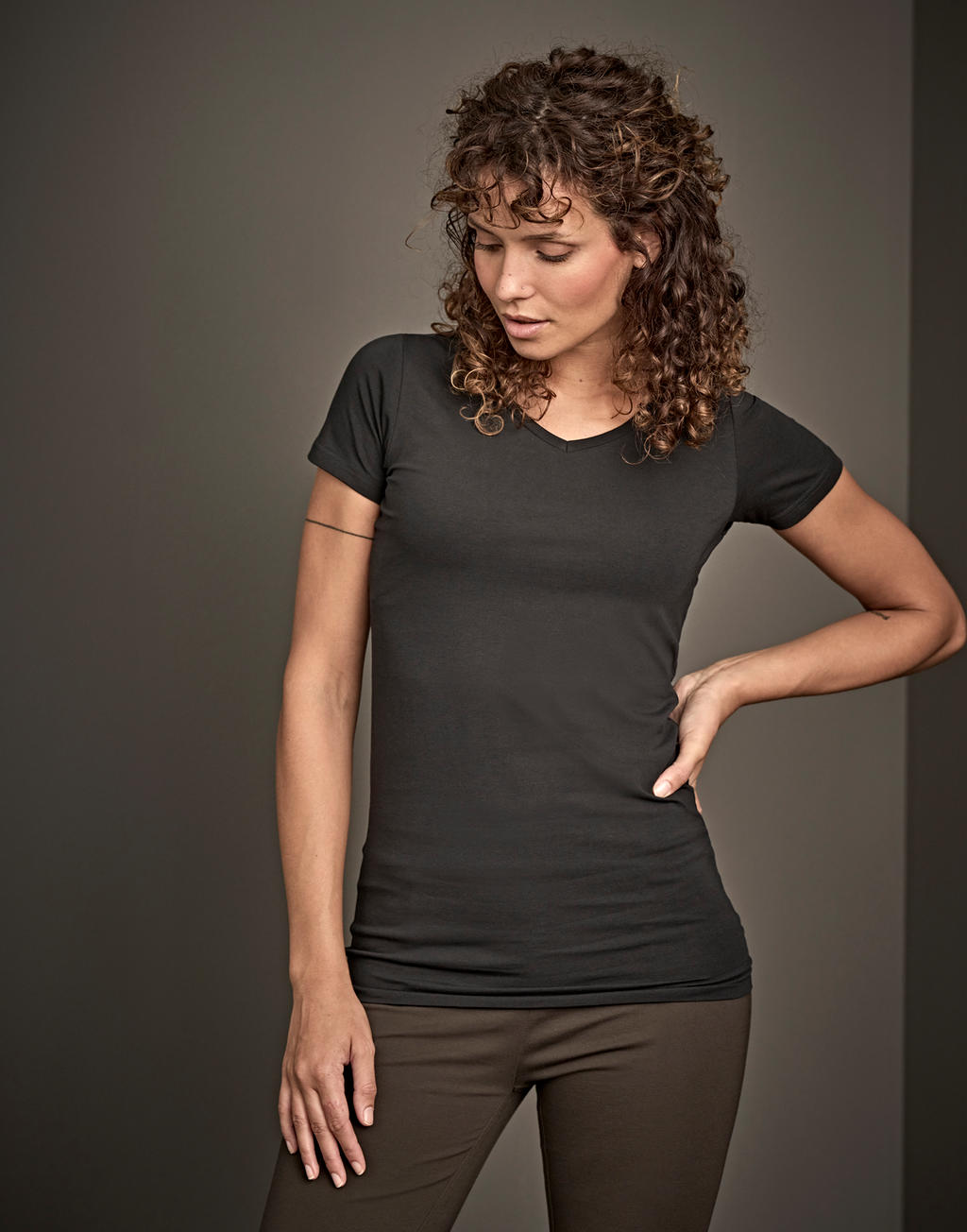 Ladies` Stretch Tee Extra Long