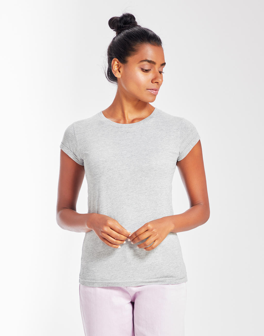 Women`s Organic Roll Sleeve T