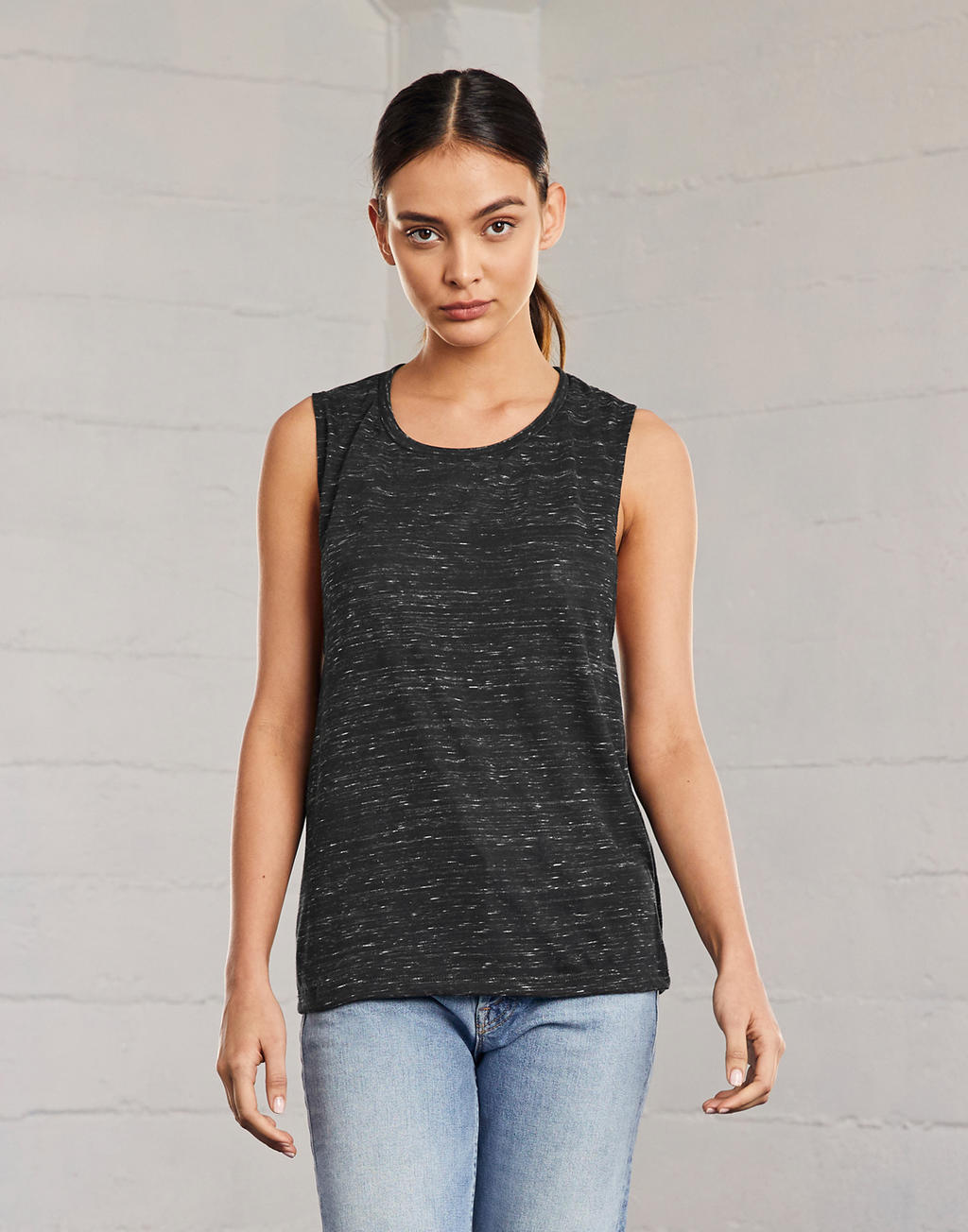 Flowy Scoop Muscle Tank Top